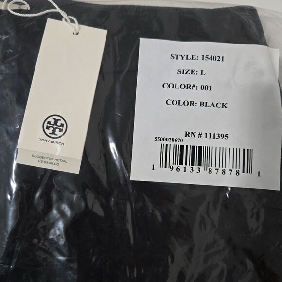 Tory Burch FLARED KNIT PANT in Black - Size Large - Picture 3 of 7